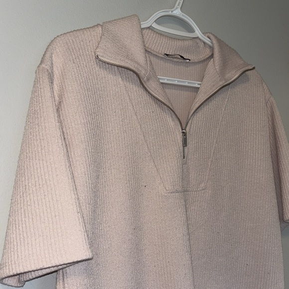 Zara Light Pink Shirt Dress - Picture 2 of 8